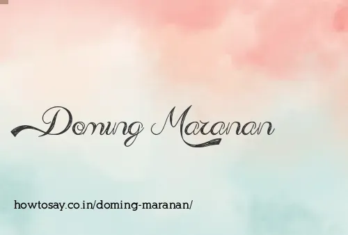 Doming Maranan