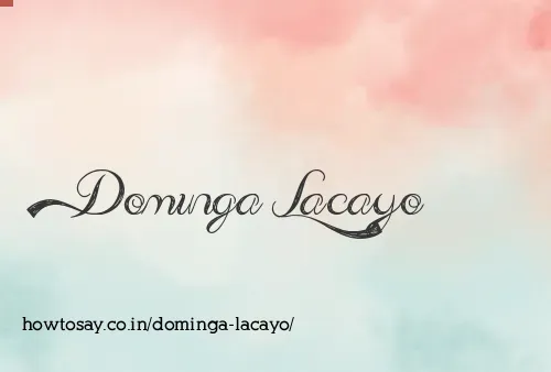 Dominga Lacayo
