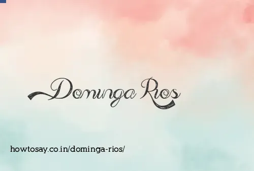 Dominga Rios