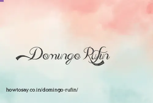 Domingo Rufin