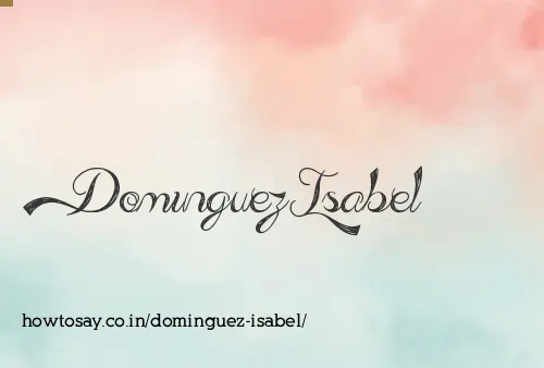 Dominguez Isabel