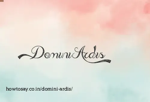 Domini Ardis