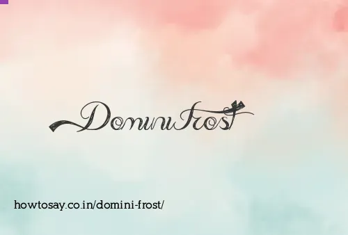 Domini Frost