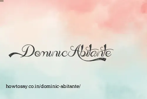 Dominic Abitante