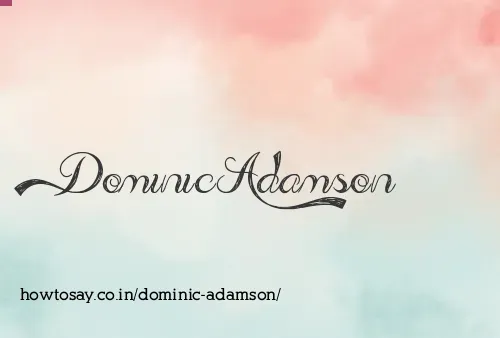 Dominic Adamson