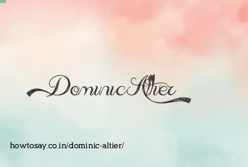 Dominic Altier