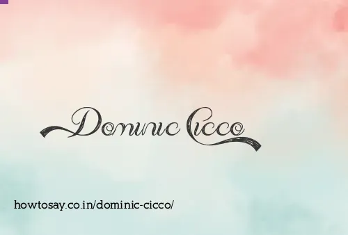 Dominic Cicco
