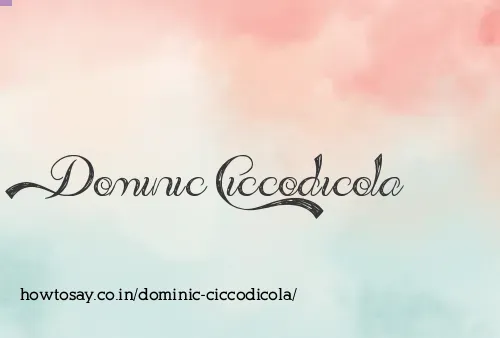 Dominic Ciccodicola