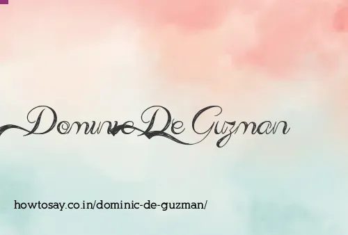 Dominic De Guzman