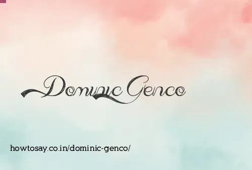 Dominic Genco