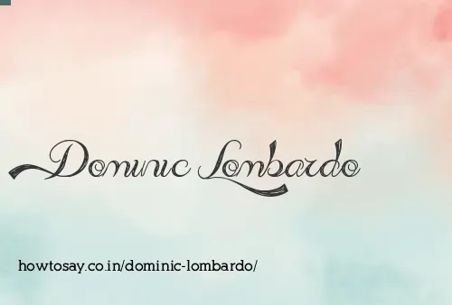 Dominic Lombardo