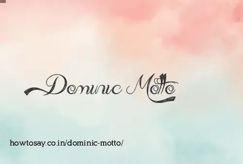 Dominic Motto