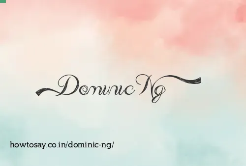 Dominic Ng