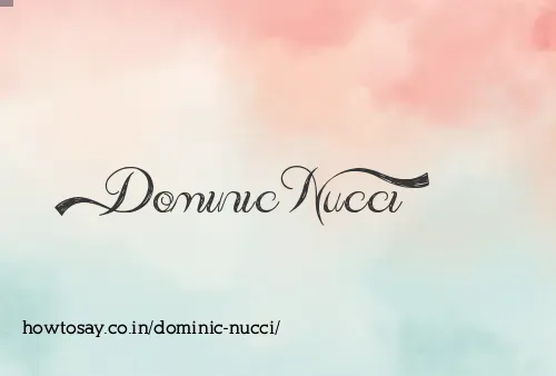 Dominic Nucci