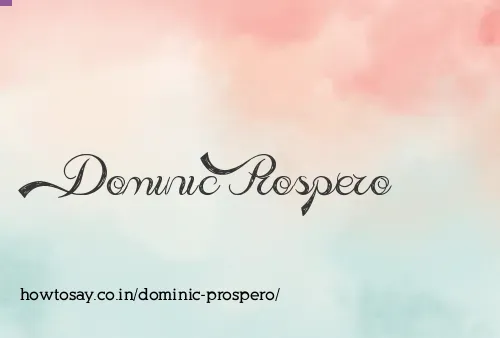 Dominic Prospero