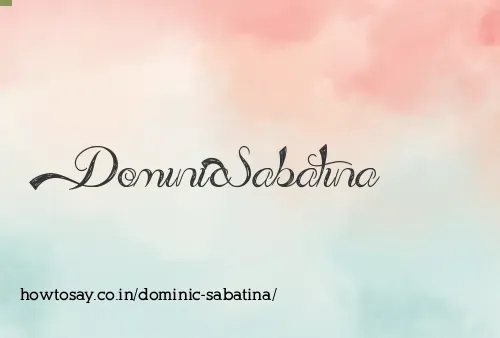 Dominic Sabatina