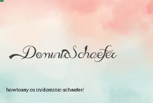 Dominic Schaefer