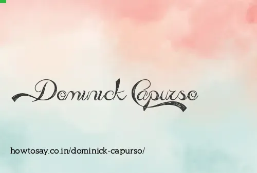 Dominick Capurso