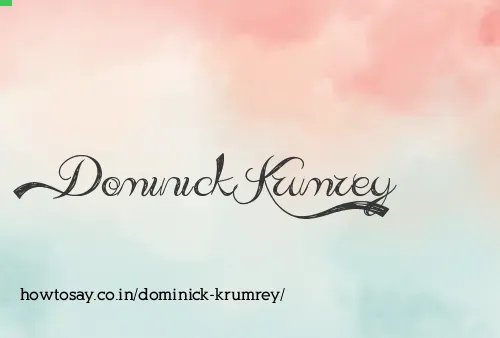 Dominick Krumrey