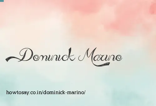 Dominick Marino
