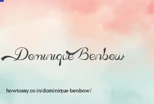 Dominique Benbow