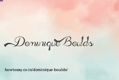 Dominique Boulds