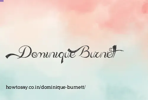 Dominique Burnett