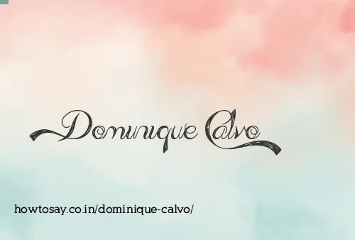 Dominique Calvo