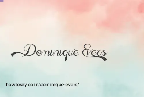 Dominique Evers