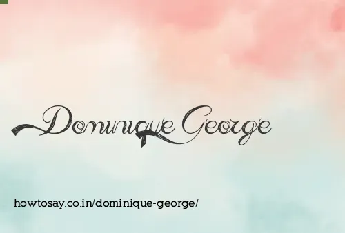 Dominique George