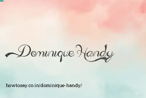 Dominique Handy
