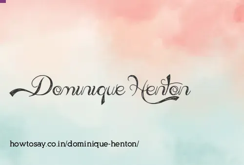 Dominique Henton
