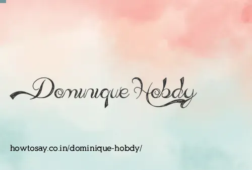 Dominique Hobdy
