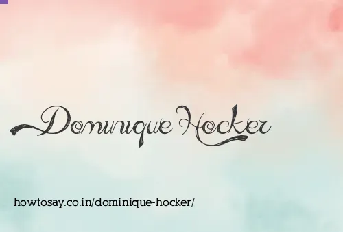 Dominique Hocker