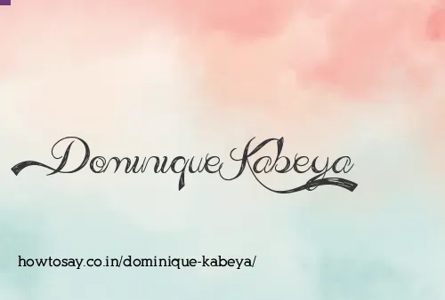 Dominique Kabeya