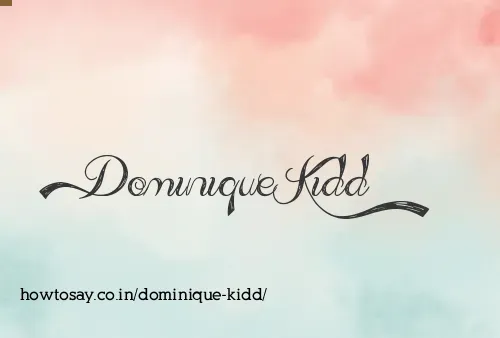 Dominique Kidd