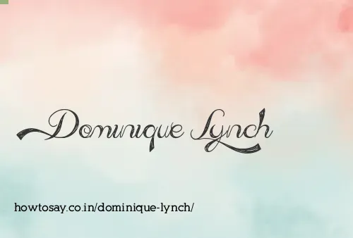 Dominique Lynch