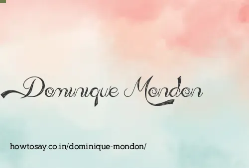 Dominique Mondon