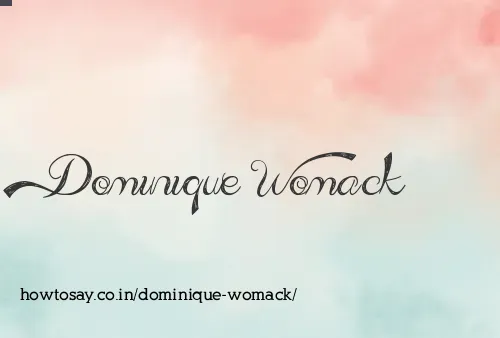 Dominique Womack