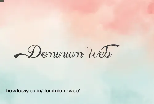Dominium Web