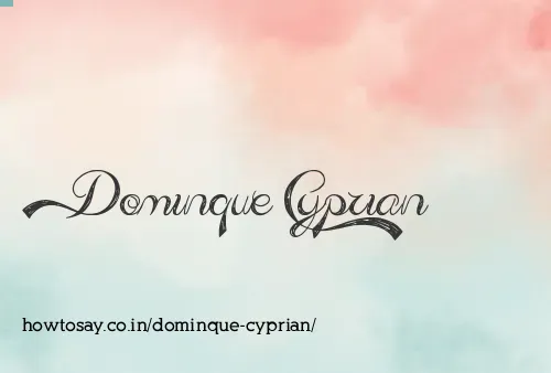 Dominque Cyprian