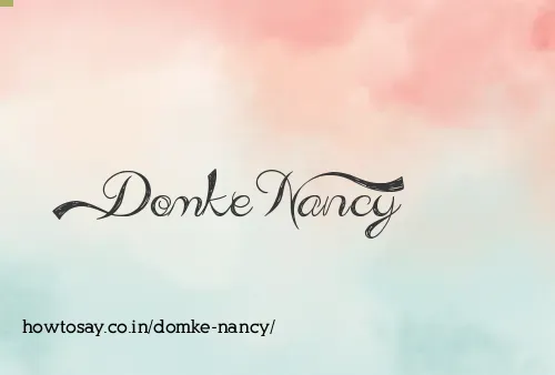 Domke Nancy