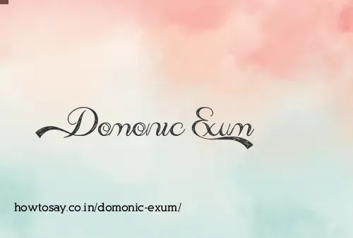 Domonic Exum