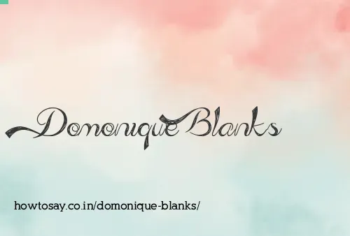 Domonique Blanks