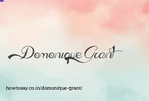 Domonique Grant