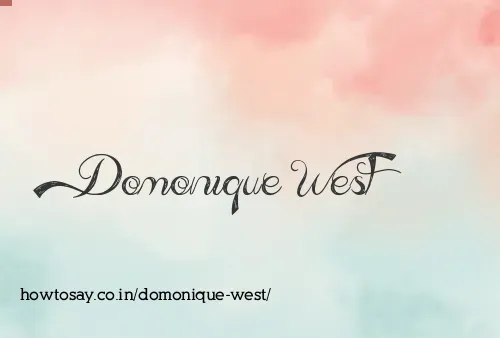 Domonique West