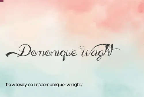 Domonique Wright