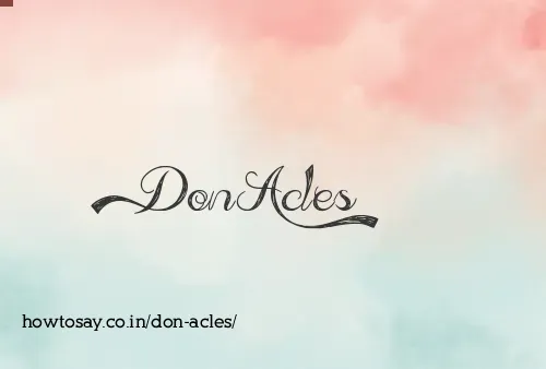 Don Acles