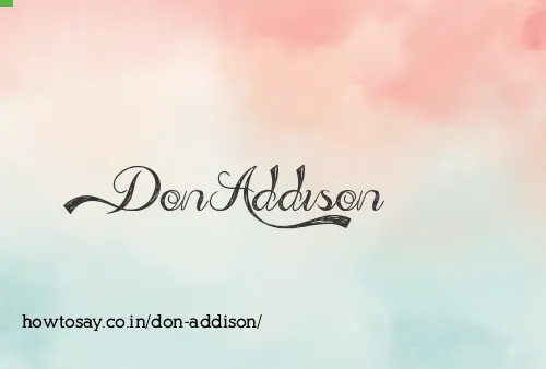 Don Addison