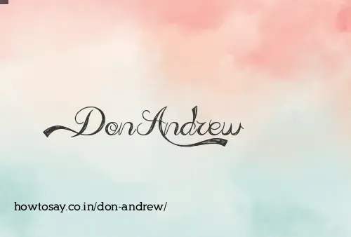 Don Andrew
